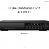 EZ2104/2018 4CH/8CH DVR User Manual